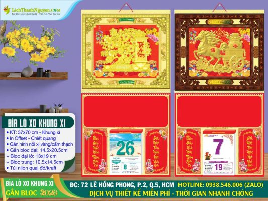 Bìa Lò Xo Giữa Khung Xi