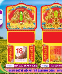 Mã Số: TH41 | Bìa Lò Xo Mini (30x65cm) Dán Nổi - Mã Đáo Thành Công 2 Bìa Lò Xo Mini (30x65cm) Dán Nổi - TH41 - Mã Đáo Thành Công + TH41 - Tài Lộc Hưng Thịnh