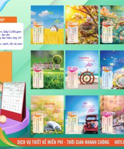 Mã Số: AH75 - Lịch Để Bàn A (16x23cm) - Lời Hay Ý Đẹp 2 Lịch Để Bàn A - AH75 - Lời Hay Ý Đẹp