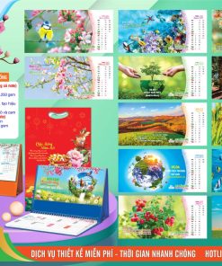 Mã Số: AH57 - Lịch Để Bàn A & M (24x16cm) - Gieo Mầm Xanh Cho Cuộc Sống 2 Lịch Để Bàn A & M - AH57 - Gieo Mầm Xanh Cho Cuộc Sống