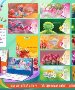 Mã Số: AH59 - Lịch Để Bàn A & M (24x16cm) - Lộc Xuân 2 Lịch Để Bàn A & M - AH59 - Lộc Xuân