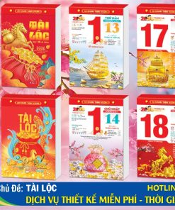 Mã Số: HN13 | Bloc Đại (14.5x20.5cm) - Tài Lộc (Bloc Lẻ) 2 Bloc Đại - HN13 - Tài Lộc