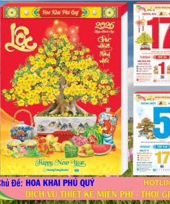 Mã Số: HT18 - Bloc Đại (14.5x20.5cm) - Hoa Khai Phú Quý (Bloc Lẻ) 2 Bloc Đại - HT18 - Hoa Khai Phú Quý (Bloc Lẻ)