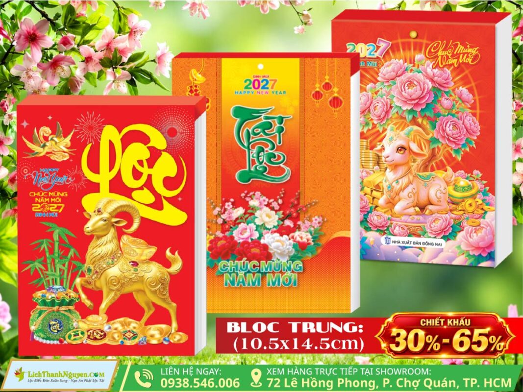 Lịch Bloc Trung Màu 2027 9 Bloc Trung Màu Chiết Khấu Đến 65% lichthanhnguyen
