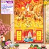 Mã Số: NB92 - Bìa Lịch Gỗ 40x60 Laminate - Tam Dương Khai Thái 2 Bìa Lịch Gỗ Laminate Tam Dương Khai Thái