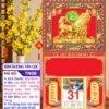 Mã Số: TN08 - Bìa Gấp (40x70) Khung Nâu - Kim Dương Tấn Lộc 1 Bìa Gấp Khung Nâu Kim Dương Tấn Lộc