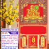 Mã Số: TN09 - Bìa Gấp (40x70) Khung Nâu - Tam Dương Tấn Lộc 2 Bìa Gấp Khung Nâu Tam Dương Tấn Lộc
