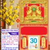 Mã Số: TN01 - Bìa Gấp (40x70) Khung Vàng - Đinh Mùi Tấn Phúc 2 Bìa Gấp Khung Vàng Đinh Mùi Tấn Phúc