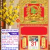 Mã Số: TN06 - Bìa Gấp (40x70) Khung Vàng - Kim Tiền Lộc Phát 1 Bìa Gấp Khung Vàng Kim Tiền Lộc Phát