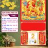 Mã Số: TN82 - Bìa Lò Xo (37x70) Bế Nổi - Tam Dương Phát Tài 2 Bìa Lò Xo Giữa Bế Nổi Tam Dương Phát Tài