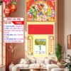 Mã Số: TN85 | Bìa Lò Xo Mini (33x65) Bế Nổi - Phúc Lộc Thọ 2 Bìa Lò Xo Giữa Mini Bế Nổi Phúc Lộc Thọ