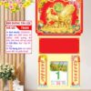 Mã Số: TN69 | Bìa Lò Xo Mini (33x65cm) Dán Nổi - Kim Dương Tấn Lộc 1 Bìa Lò Xo Giữa Mini Dán Nổi Kim Dương Tấn Lộc