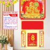 Mã Số: TN70 | Bìa Lò Xo Mini (33x65cm) Dán Nổi - Tam Dương Tấn Lộc 1 Bìa Lò Xo Giữa Mini Dán Nổi Tam Dương Tấn Lộc
