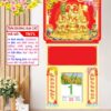 Mã Số: TN71 | Bìa Lò Xo Mini (33x65cm) Dán Nổi - Tam Dương Đại Cát 1 Bìa Lò Xo Giữa Mini Dán Nổi Tam Dương Đại Cát