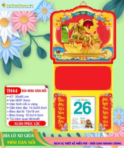 Trang chủ 75 Bìa Lò Xo Mini Dán Nổi Xuân Phúc Lộc