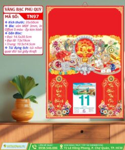Bìa Trung Ép Kim Vàng Bạc Phú Quý