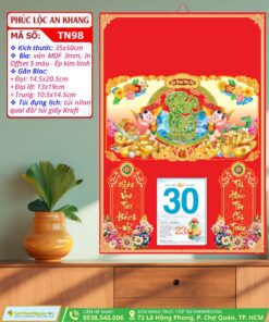 Bìa Trung Ép Kim Phúc Lộc An Khang