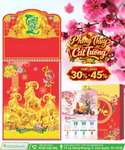 Mã Số: HBT02 - Phong Thủy Cát Tường | Lịch 52 Tuần