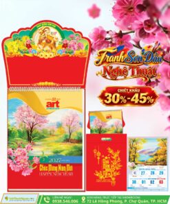 Mã Số: NB16 - Tranh Sơn Dầu Nghệ Thuật | Lịch 52 Tuần