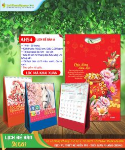 Trang chủ 205 Lịch Để Bàn Lộc Mã Khai Xuân