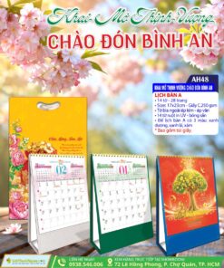 Lịch Để Bàn Khai Mở Thịnh Vượng Chào Đón Bình An
