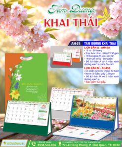 Lịch Để Bàn A & M Tam Dương Khai Thái