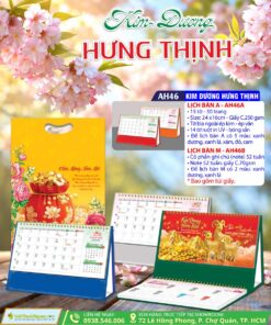 Lịch Để Bàn Kim Dương Hưng Thịnh