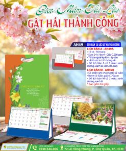 Lịch Để Bàn Gieo Mầm Tài Lộc Gặt Hái Thành Công