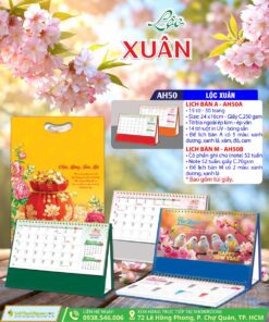 Lịch Để Bàn Lộc Xuân