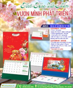 Lịch Để Bàn Tinh Hoa Việt Nam Vươn Mình Phát Triển