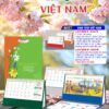 Mã Số: AH57 - Lịch Để Bàn A & M (24x16cm) - Xinh Tươi Việt Nam 2 Lịch Để Bàn Xinh Tươi Việt Nam