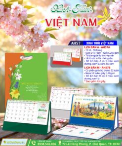 Lịch Để Bàn Xinh Tươi Việt Nam