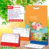 Mã Số: AH58 - Lịch Để Bàn A & M (24x16cm) - Đơm Hoa Kết Trái 3 Lịch Để Bàn Đơm Hoa Kết Trái