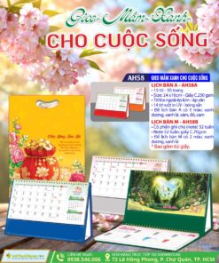 Lịch Để Bàn Gieo Mầm Xanh Cho Cuộc Sống